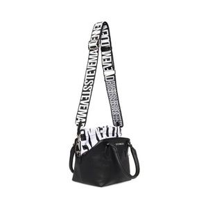 Steve Madden : Bamused - 2 in 1 Square Leather Bag w Logo Strap | NWT